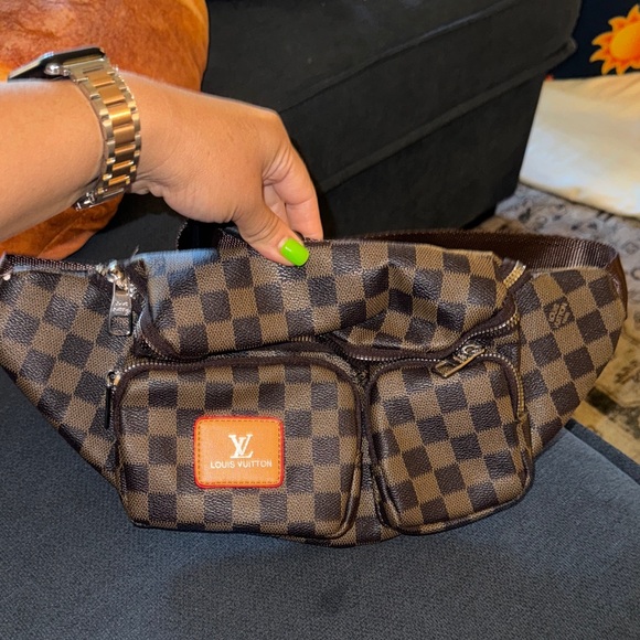 Louis Vuitton Dark Brown Checkered Belt Bag - Picture 1 of 3